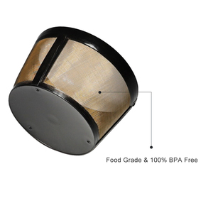 <span class=keywords><strong>Filtre</strong></span> de remplacement <span class=keywords><strong>permanent</strong></span> compatible <span class=keywords><strong>avec</strong></span> une <span class=keywords><strong>cafetière</strong></span> à 4 tasses - Product Image 3