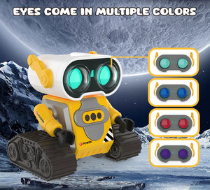 Flytec F02 Robots jouets multifonctionnels musicaux pour enfants, robots électriques à moteur, kits de robots télécommandés, jouet <span class=keywords><strong>robot</strong></span> éducatif - Product Image 3