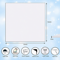 Alternative au verre incassable : plaque en plastique transparente haute résistance, plaque PC, épaisseur 1 mm pour cadres photo