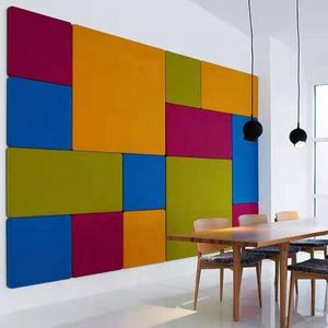 Panneaux muraux acoustiques enveloppés de tissu avec des matériaux de base résistants au feu pour une absorption supérieure du bruit - Product Image 1