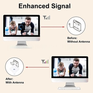 เสาอากาศรับสัญญาณสูง4g กลางแจ้ง35dBi 700-2700MHz แผงทางอากาศสำหรับ SMA ตัวผู้ TS9 CRC9 RG174เครื่องขยายสัญญาณโทรศัพท์มือถือ50โอห์ม - Product Image 3