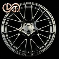 Rueda Forjada Multirradio Negra Brillante con Acabado Mecanizado, Estilo OE, Llanta de Repuesto para Coche, Alta Capacidad de Carga, Venta al por Mayor para Exportación