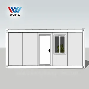 Cabines de bureau préfabriquées à prix avantageux, 20 et 40 pieds, portables, modulaires, conteneurs d'expédition, bureaux à vendre - Product Image 3
