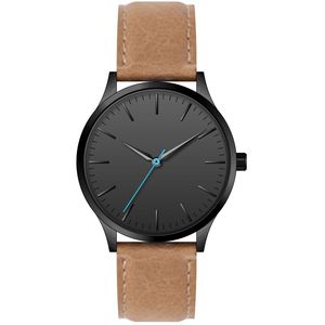 Montre pour homme en acier inoxydable de haute qualité, personnalisable avec logo OEM, mouvement à quartz japonais ou suisse, étanche 50m, U2834 - Product Image 1