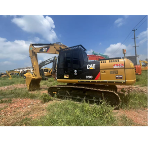 รถขุดมือสอง Caterpillar 320D ขนาด 32 ตัน 30 ตัน CAT320 ชั่วโมงการใช้งานต่ำ ความจุบุ้งกี๋ ปั๊มเกียร์ ได้รับการรับรองมาตรฐาน CE พร้อมหัวเจาะ - Product Image 1