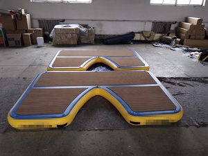 3M X 2M Sup Dock Máy Bay Phản Lực Ski Dock Air Mat Nền Tảng Không Khí Nước Nệm Giường Với EVA PAD Và D-rings - Product Image 5