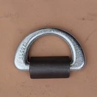 Anneau en D forgé en acier au carbone, soudage robuste, anneau en D, ancre d'arrimage forgé, anneau d'arrimage pour la fixation de la cargaison