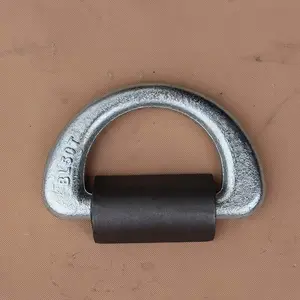 भारी शुल्क वेल्ड-D-अंगूठी जाली कार्बन स्टील वेल्डिंग पर D-अंगूठी टाई-नीचे लंगर जाली बढ़ते दंड की अंगूठी के लिए कार्गो सुरक्षित
