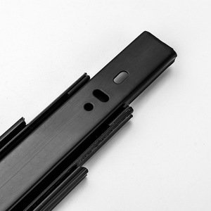 Soft Close Drawer Slides 45mm Steel & Plastic Modern Design for Kitchen and Bedroom Furniture <b>Cabinets</b> 22" - Product Image 2