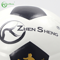 Zhensheng Premium PU Ballon de football laminé thermiquement avec vessie en butyle pour une parfaite rétention d'air