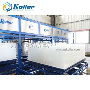 Koller 20000kg/day DK200 자동적인 냉각 얼음 블록 기계 어업