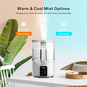 Humidificador de Agua Eléctrico de 3L para Exteriores, Silencioso, de Gran Capacidad, para Dormitorio, Purificador de Aire para Mujeres Embarazadas y Bebés, Atomizador de Aromaterapia - Product Image 2