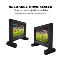 Écran de projection mobile pliable en PVC, stable et abordable, idéal pour les anniversaires et l'usage domestique – Meilleures ventes