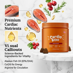 Coenzyme Q10 Soin Cardiaque pour Animaux Vitalité Cardiaque Myocarde Sain Hypertrophie ICM HCM Protection Nutrition Complément pour Chats <span class=keywords><strong>et</strong></span> Chiens - Product Image 3