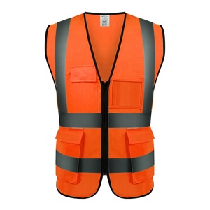 Gilet <span class=keywords><strong>di</strong></span> <span class=keywords><strong>Sicurezza</strong></span> Riflettente in PVC Personalizzabile con Logo, Fluorescente, Impermeabile, per Strada e <span class=keywords><strong>Lavoro</strong></span>, Prodotto in Cina - Product Image 2