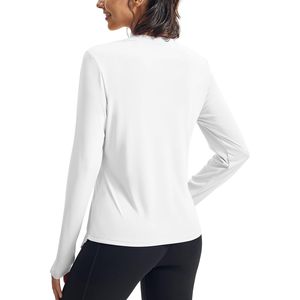 Rdruko – T-shirt de protection solaire à manches longues pour femme UPF 50+ anti-UV, idéal pour l'entraînement, la gym, la randonnée, avec trous pour les pouces - Product Image 2