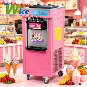Machine à glaces et sorbets De Helados Gelato a Glace Soft Double Compresseur MQL20N Haute Capacité – Produit jusqu'à 25-28 litres par heure pour les professionnels - Product Image 1