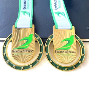 Conception libre personnalisé métal médaille rubans médaillon <span class=keywords><strong>Ligue</strong></span> <span class=keywords><strong>des</strong></span> <span class=keywords><strong>Champions</strong></span> médaille course à pied sport marathon médaille - Product Image 1