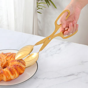 <strong>Kitchen</strong> Gadgets Tools Long Handle Buffet <strong>Scissor</strong> Salad <strong>Tongs</strong> Stainless Steel Bread BBQ Serving Food <strong>Tongs</strong> - Product Image 4