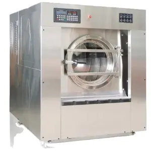 304 paslanmaz çelik malzeme endüstriyel çamaşır makinesi 100kg yüksek dehidratasyon tam otomatik endüstriyel çamaşır makineleri ve D