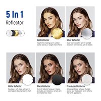 Poignée YEAH 5 en 1, diffuseur de lumière pliable pour la photographie, disque réflecteur photo, kit d'éclairage