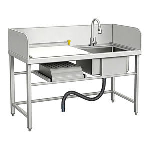 שולחן הרג דגים מפלדת אל-חלד 201, בעל אורך חיים ארוך, מספק שנדונג - Product Image 5