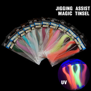 Matériel de liage de mouches UV Flashabou guirlandes assorties plat scintillant cristal Flash guirlandes pêche à la mouche Herl appâts - Product Image 4
