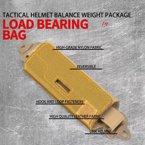ZLang <strong>Tactical</strong> Headweight Balancer Headweight Bag Accessory for Fast MH PJ BJ OPS-Core <strong>Helmet</strong> Air Soft Paintball - Product Image 3