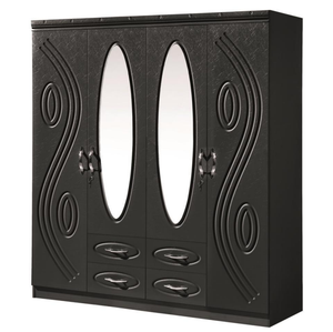 <span class=keywords><strong>Armario</strong></span> Moderno de Estilo Nuevo con Puerta Batiente, <span class=keywords><strong>Armario</strong></span> Combinado Multifuncional de Madera para Dormitorio, Muebles para el Hogar - Product Image 3