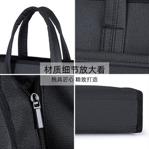 Oukchi Oxford Cloth Business Tote <b>Bag</b> Large Capacity <b>Document</b> File Laptop <b>Bag</b> With Logo Printing - Product Image 2