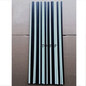 Black / White Solid FRP Fiberglass <b>Rod</b> - Product Image 2