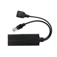 802.3Af/AT 48V 5V 2.4A Conector de interfaz hembra USB Separador de alimentación Ethernet Aislamiento Divisor PoE para interruptores de red IP