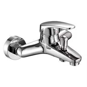 Хромированный Одноручный Термостатический смеситель для ванной - Product Image 2