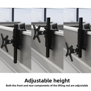 Soporte <span class=keywords><strong>de</strong></span> <span class=keywords><strong>Aluminio</strong></span> <span class=keywords><strong>para</strong></span> Monitor con Ajuste <span class=keywords><strong>de</strong></span> Altura Unilateral, Soporte <span class=keywords><strong>para</strong></span> Pantalla <span class=keywords><strong>de</strong></span> Computadora, Soporte <span class=keywords><strong>para</strong></span> Estación <span class=keywords><strong>de</strong></span> Trabajo - Product Image 3