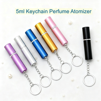 Atomiseur de parfum rechargeable 5 ml 10 ml, coque en aluminium, intérieur en verre, mini vaporisateur portable à fine brume, flacon de parfum pour échantillon cosmétique