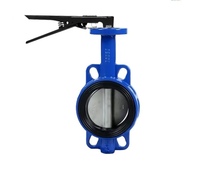 Válvula de Mariposa de Acero Fundido SS304 y SS316 en Oferta para Riego con Manivela de Ingeniería para Grandes Fábricas
