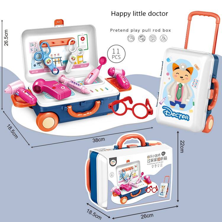 Feliz pequeño doctor