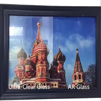 Verre de protection antireflet AR, verre AR de forme personnalisée pour équipement de test, LED, cadre photo de haute qualité