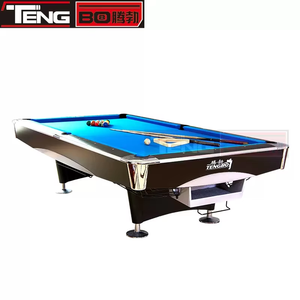 Table de billard américaine personnalisable TENGBO Pro 2025, 8 pieds/9 pieds, 4e génération, cadre en bois massif, 3 pièces, poches en cuir, utilisation en intérieur, TB-K2 - Product Image 6