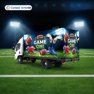 Canbest Extérieur Prêt à Utiliser Étanche Sans Soudure P4 Boîte Camion Led Panneau D'affichage Roadshow Mobile Led Mur Écran D'affichage Sur Camions - Product Image 2