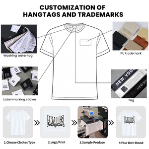 T-shirt Homme 100% Coton Peigné Grande Taille 300g Grammage Lourd Personnalisable Logo Imprimé Uni Design Vierge - Product Image 3