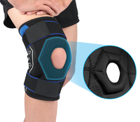 Genouillère stabilisatrice de pression, amortisseur de chocs, protection anti-impact pour hommes et femmes, genouillère pour cyclisme, basketball, randonnée, jogging