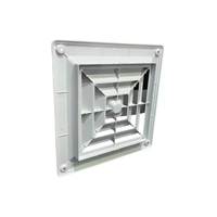 Moderne 60*60 Carré En Plastique Plafond Vent HVAC Élégant Diffuseur D'air Climatisation Salon Extérieur Registres Grilles