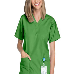 Haut de blouse médicale décontracté unisexe, nouveau design, tissu tissé, uniformes d'hôpital, ensembles de blouses XL, modèle OEM, détection d'aiguilles - Product Image 6