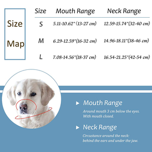 Logotipo personalizado prevenir a reflectante ajustable y controlar fácilmente <span class=keywords><strong>acolchado</strong></span> de neopreno cómodo perro mascota boca <span class=keywords><strong>bozal</strong></span> - Product Image 5