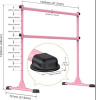 Barre de ballet portable réglable personnalisée Barre de danse extensible