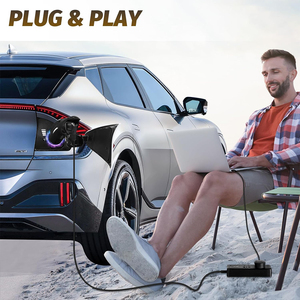 Adaptateur Portable <span class=keywords><strong>V2L</strong></span> pour Hyundai Ioniq 5 Ioniq 6 <span class=keywords><strong>Kia</strong></span> EV6, J1772 Type1 15A Max véhicule à charger adaptateur déchargeur EV accessoires - Product Image 6