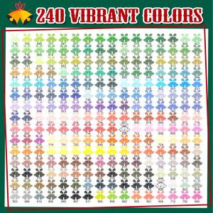 パンウェンボ ソフトブラシチップ ドローイングマーカーペン アクリル絵の具ペン アクリル絵の具マーカーセット 絵画とDIYクラフト画材用 - Product Image 4