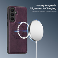 Étui magnétique en cuir PU pour Samsung Galaxy A57, compatible avec Samsung A37 A17 A56 A36 A26 A55 A35, étui fin antidérapant pour affaires