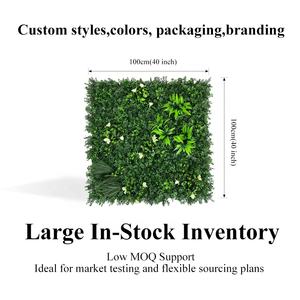 Pannello in Erba Sintetica di Bosso Artificiale Anti-UV, Tappeti Decorativi Verdi per Rivestimento Pareti Interni ed Esterni - Product Image 5